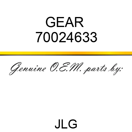 GEAR  70024633
