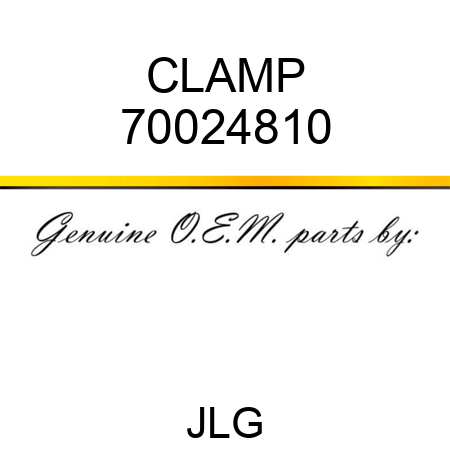 CLAMP 70024810
