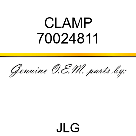 CLAMP 70024811