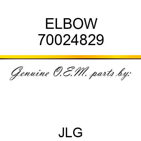 ELBOW 70024829