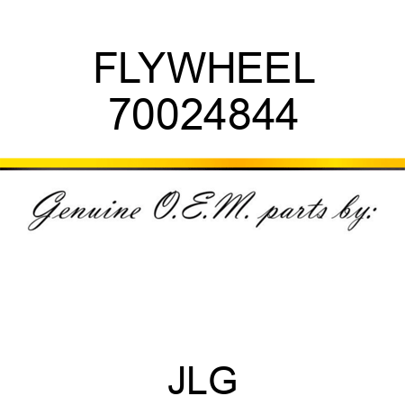 FLYWHEEL 70024844