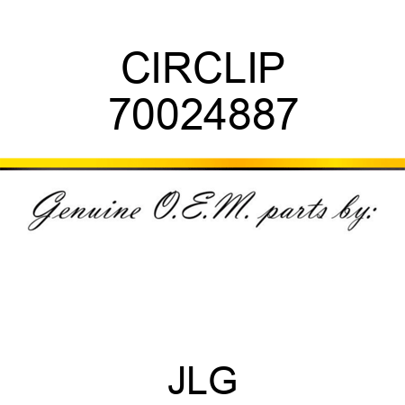 CIRCLIP 70024887