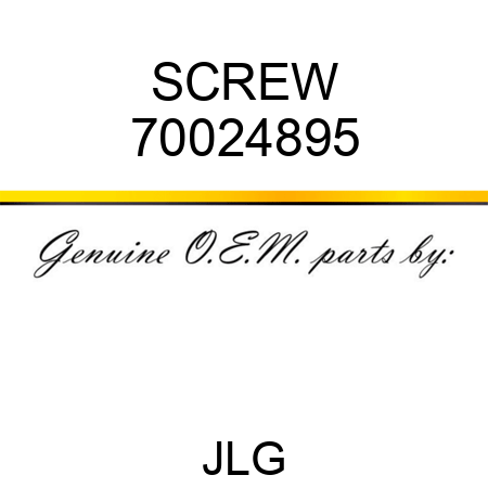 SCREW 70024895