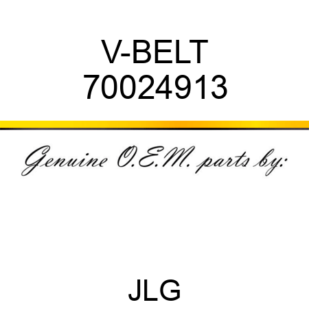 V-BELT 70024913