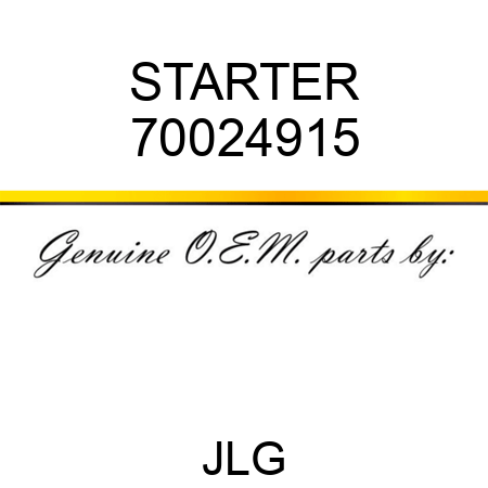 STARTER 70024915