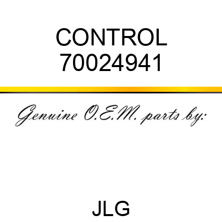 CONTROL 70024941