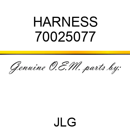 HARNESS 70025077