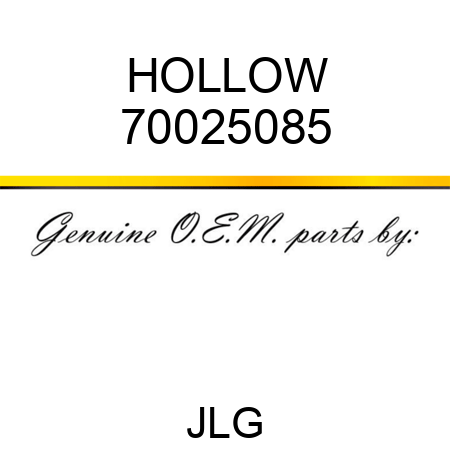 HOLLOW 70025085