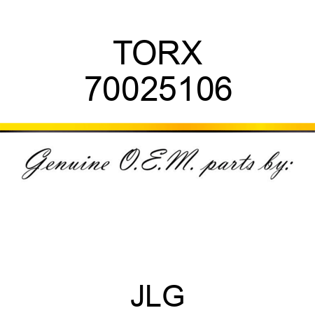 TORX 70025106