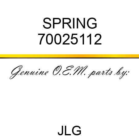 SPRING 70025112
