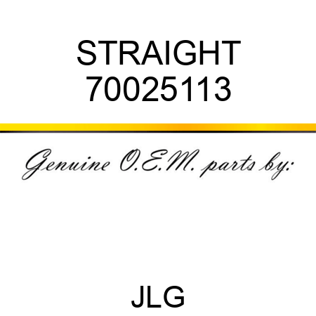 STRAIGHT 70025113