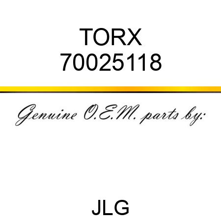 TORX 70025118