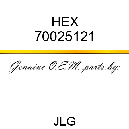 HEX 70025121