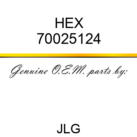 HEX 70025124