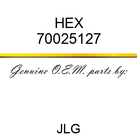 HEX 70025127