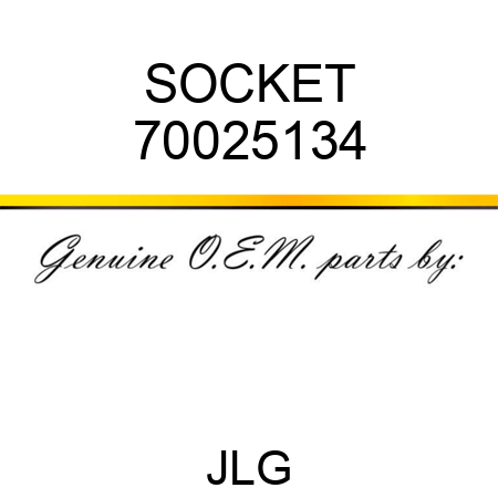 SOCKET 70025134