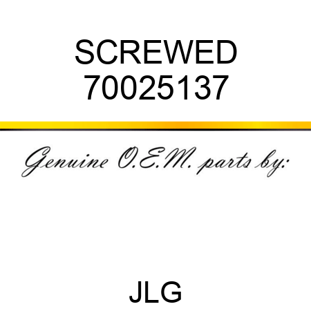 SCREWED 70025137