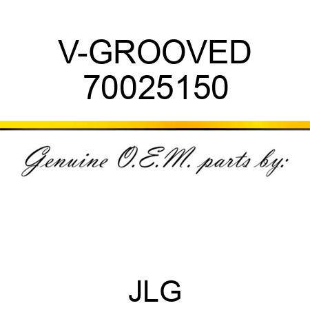 V-GROOVED 70025150