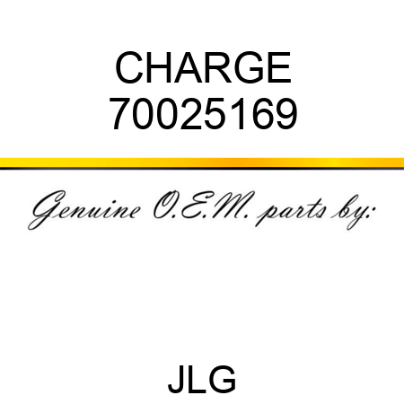 CHARGE 70025169