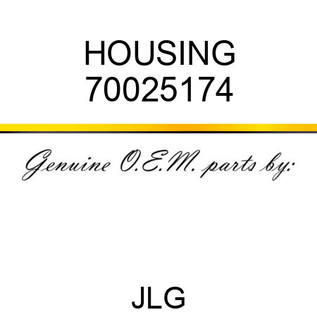 HOUSING 70025174