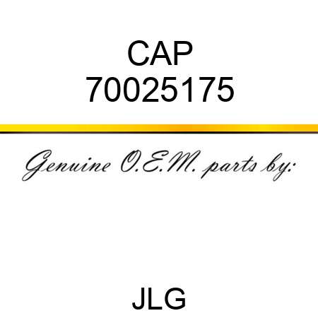CAP 70025175