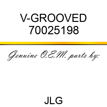 V-GROOVED 70025198