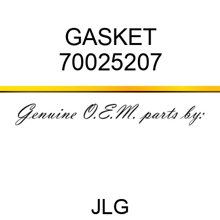GASKET 70025207