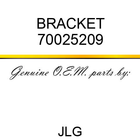 BRACKET 70025209