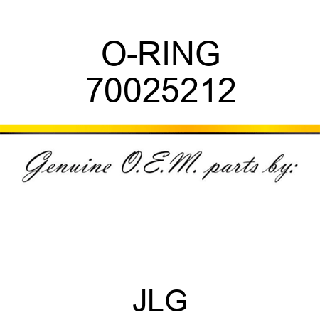 O-RING 70025212