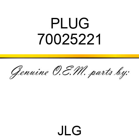 PLUG 70025221