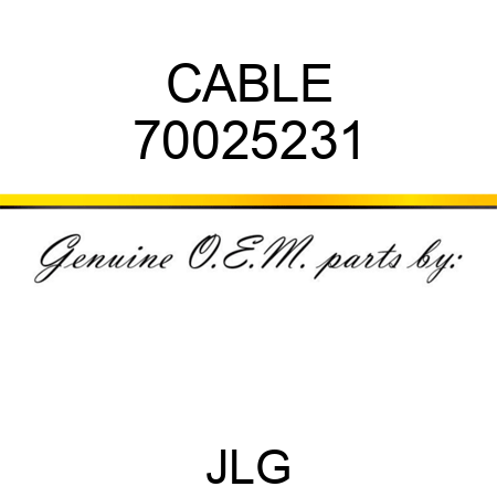 CABLE 70025231