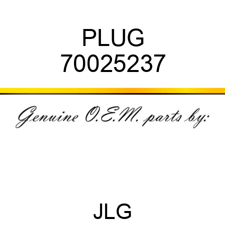 PLUG 70025237
