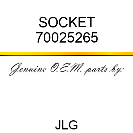 SOCKET 70025265