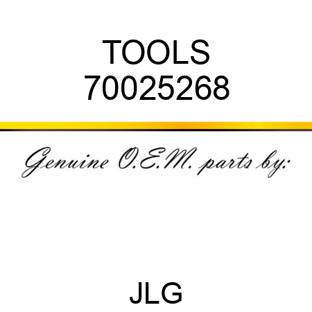 TOOLS 70025268