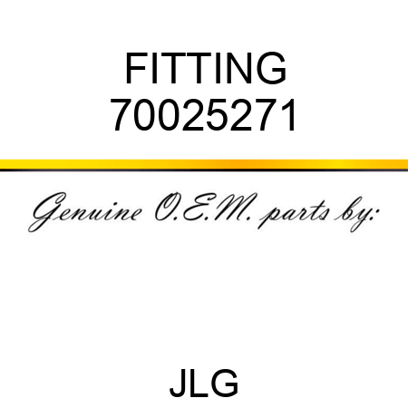 FITTING 70025271