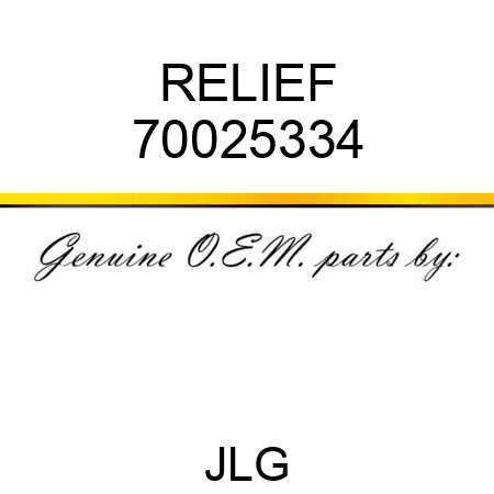 RELIEF 70025334