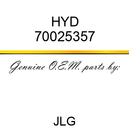 HYD 70025357