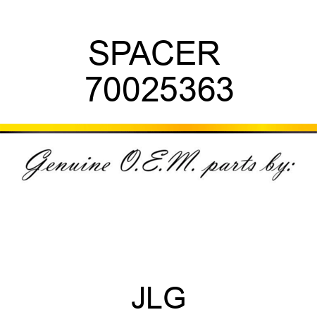 SPACER  70025363