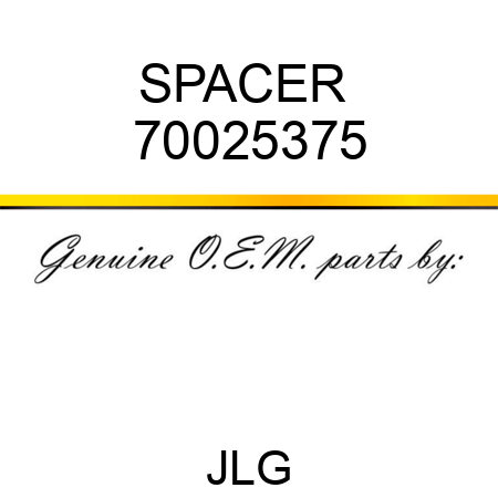 SPACER  70025375