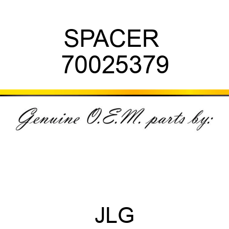 SPACER  70025379