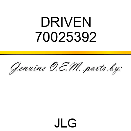 DRIVEN 70025392