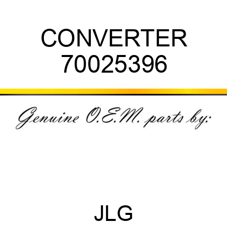 CONVERTER 70025396