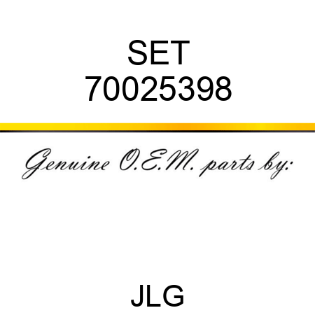 SET 70025398
