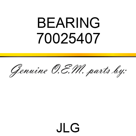 BEARING 70025407