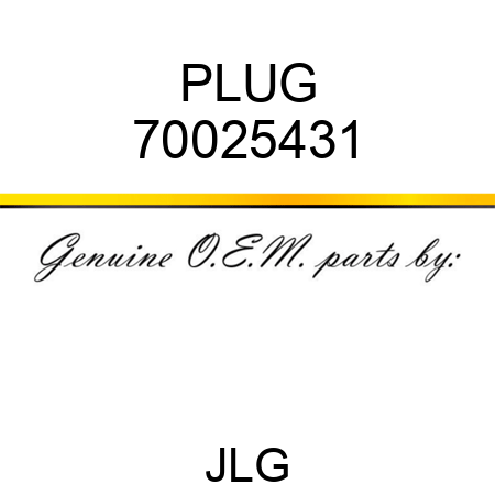 PLUG 70025431
