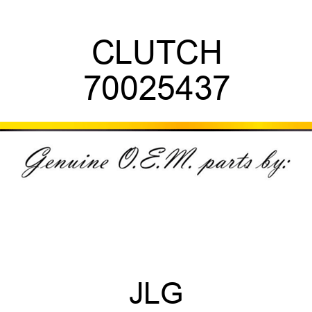 CLUTCH 70025437