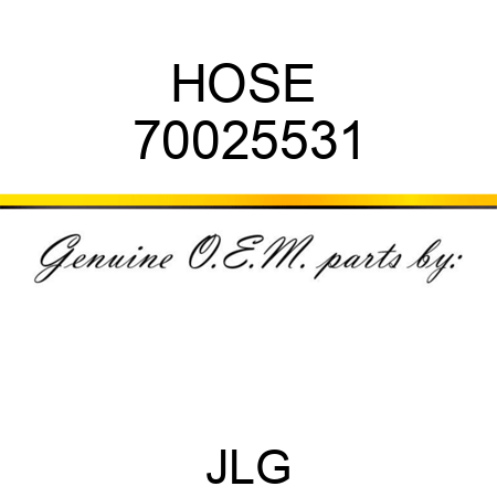 HOSE  70025531
