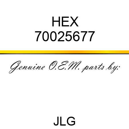 HEX 70025677