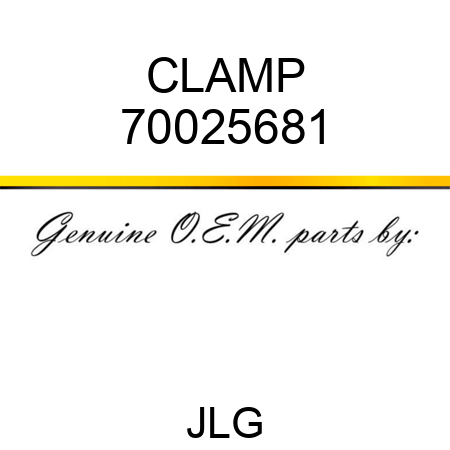 CLAMP 70025681