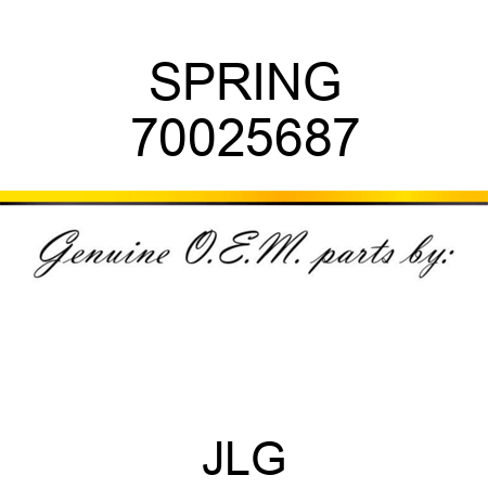 SPRING 70025687